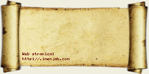 Dijana Perović vizit kartica